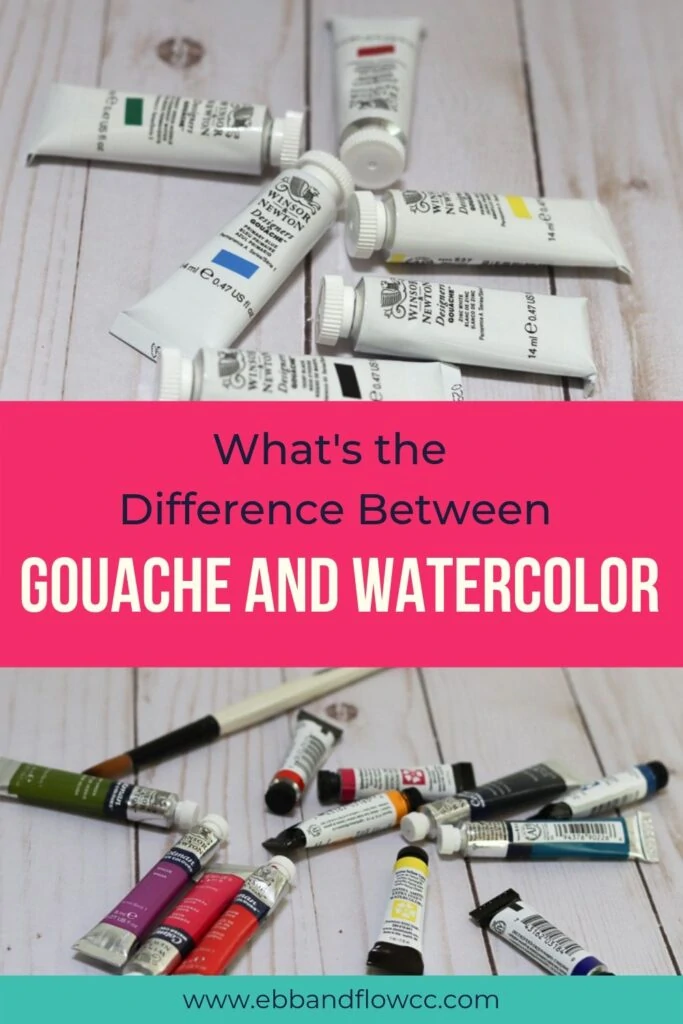 gouache vs watercolor