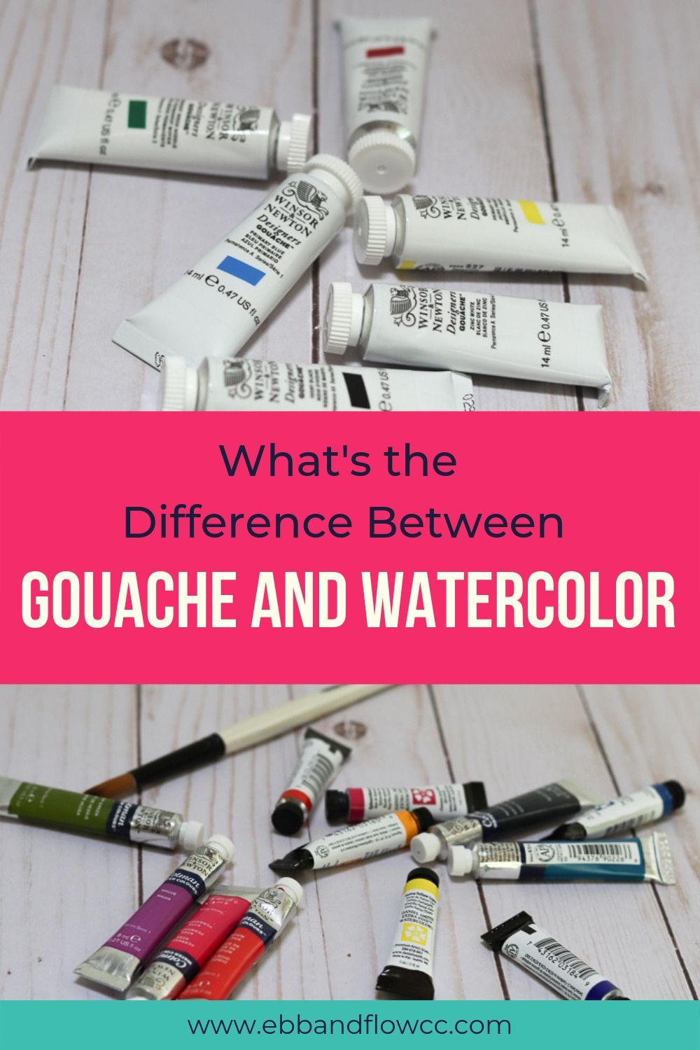 Gouache Vs Watercolor What's the Difference? Ebb and Flow Creative Co