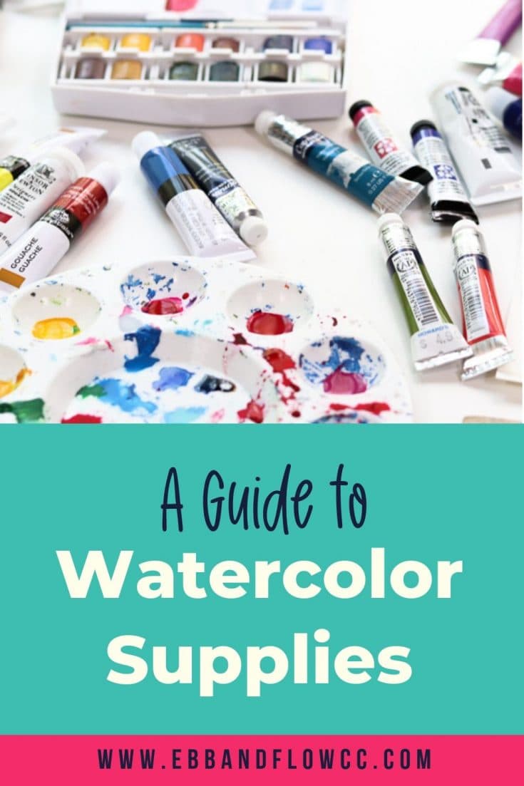 The Best Watercolor Supplies for Beginners Ebb and Flow Creative Co