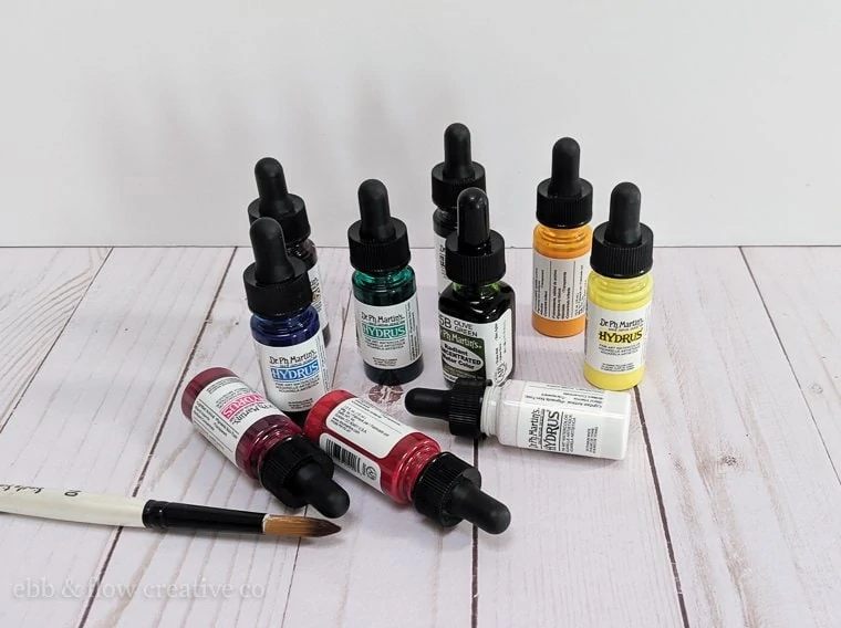 Dr. Ph. Martin's Radiant -vs- Hydrus LIQUID Watercolors 