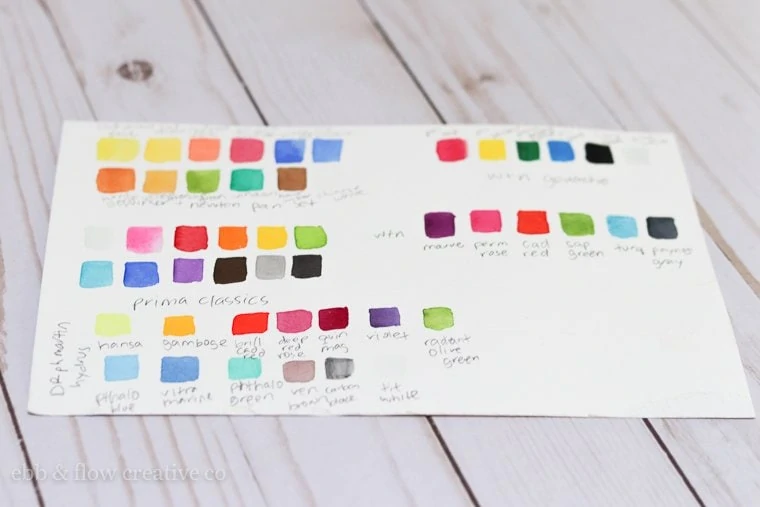 The Best Watercolor Supplies for Beginners - Ebb and Flow Creative Co