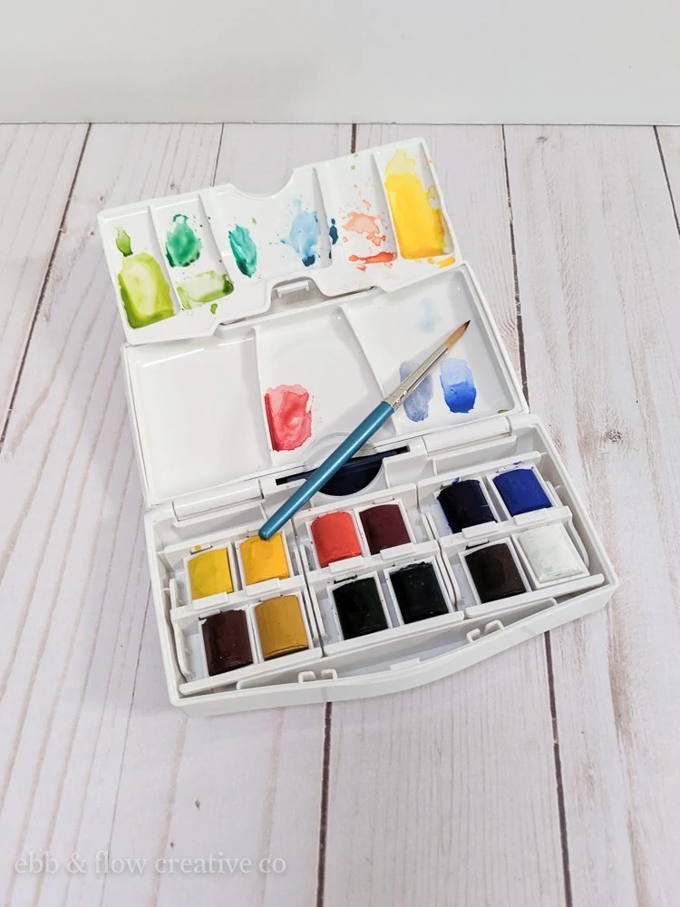 The Best Watercolor Supplies for Beginners - Ebb and Flow Creative Co