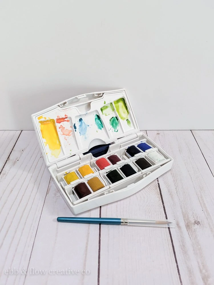 windsor & newton watercolor pan set