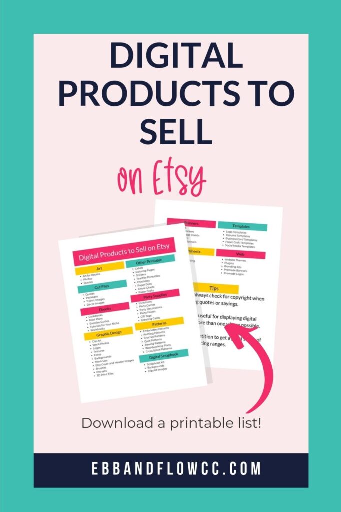 The Ultimate List Of Digital Products To Sell On Etsy