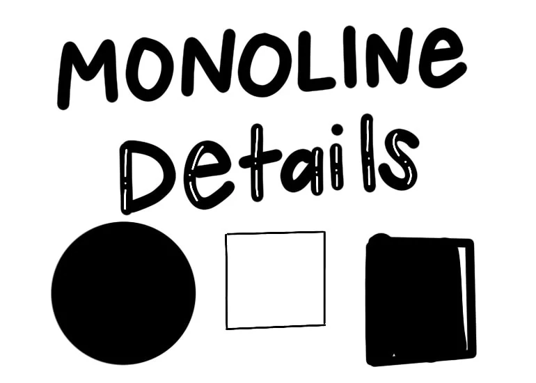 monoline brush uses 