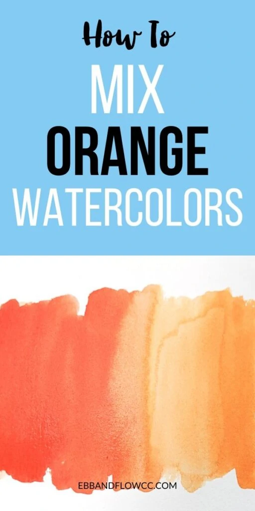 pin image - mix orange watercolors