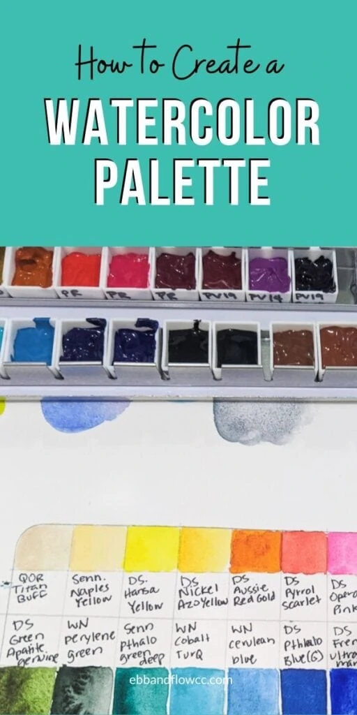 pin image - custom watercolor palette
