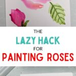 pin image - watercolor rose collage