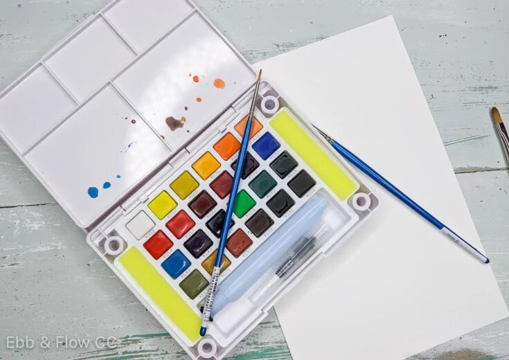 Sakura Koi Watercolor Review - Ebb and Flow Creative Co