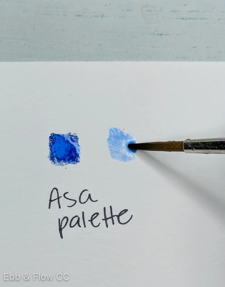 using watercolor pencil as a palette for color