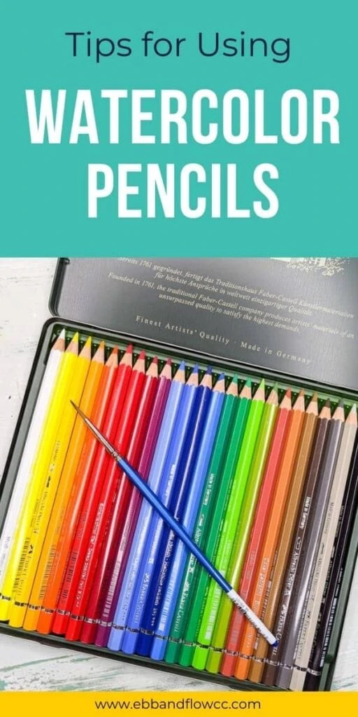 pin image - watercolor pencils in case