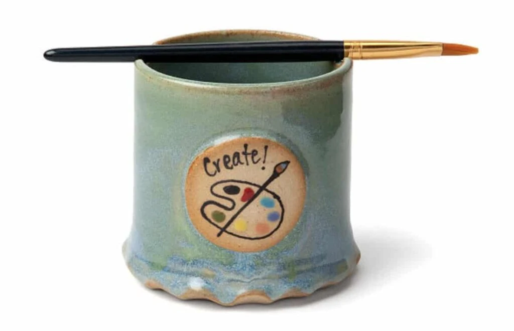 Paint Water Cup, Painter's Cup, Paintbrush Holder, Watercolor