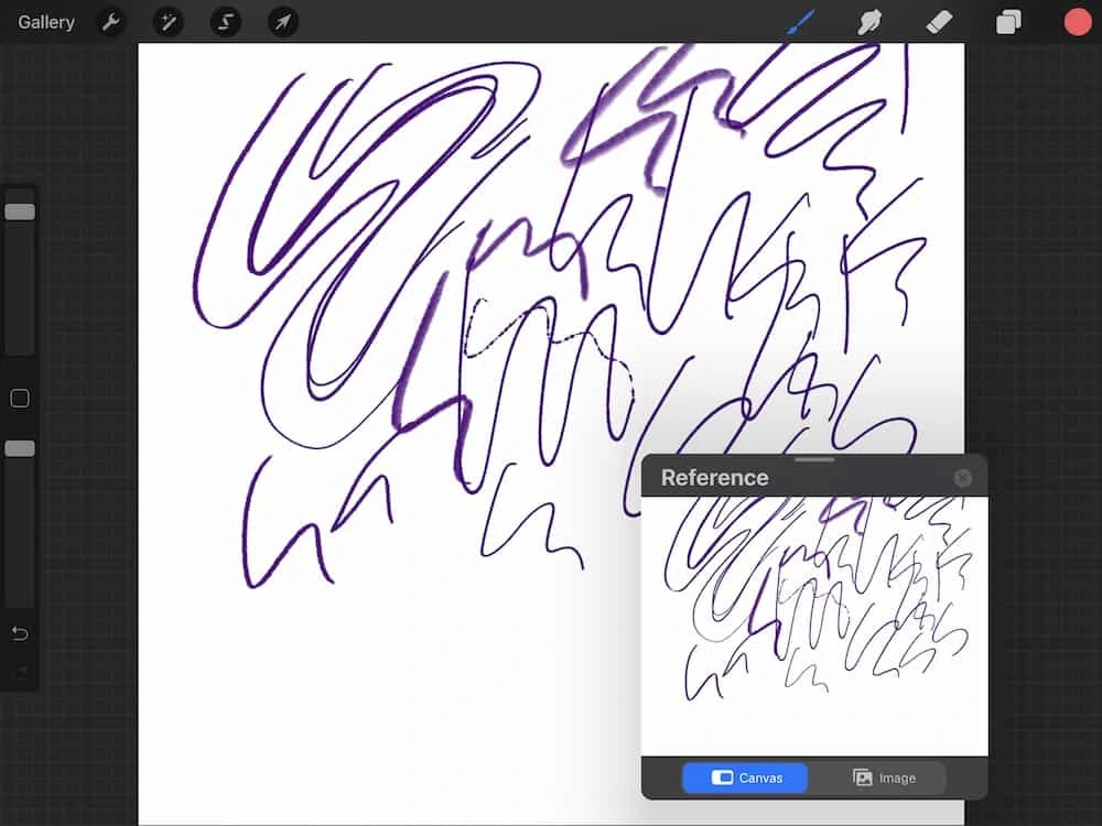 reference window in procreate