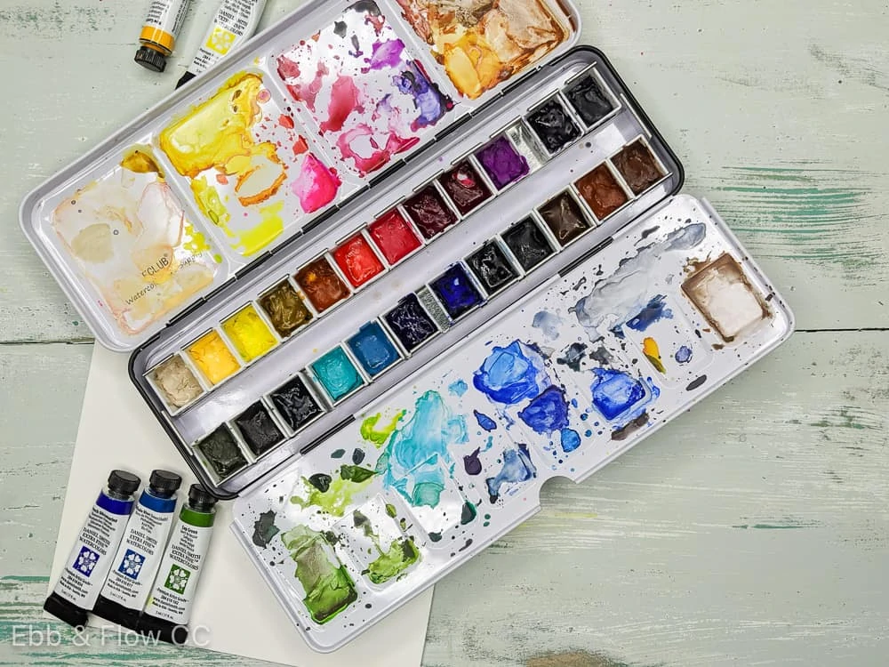 watercolor palette