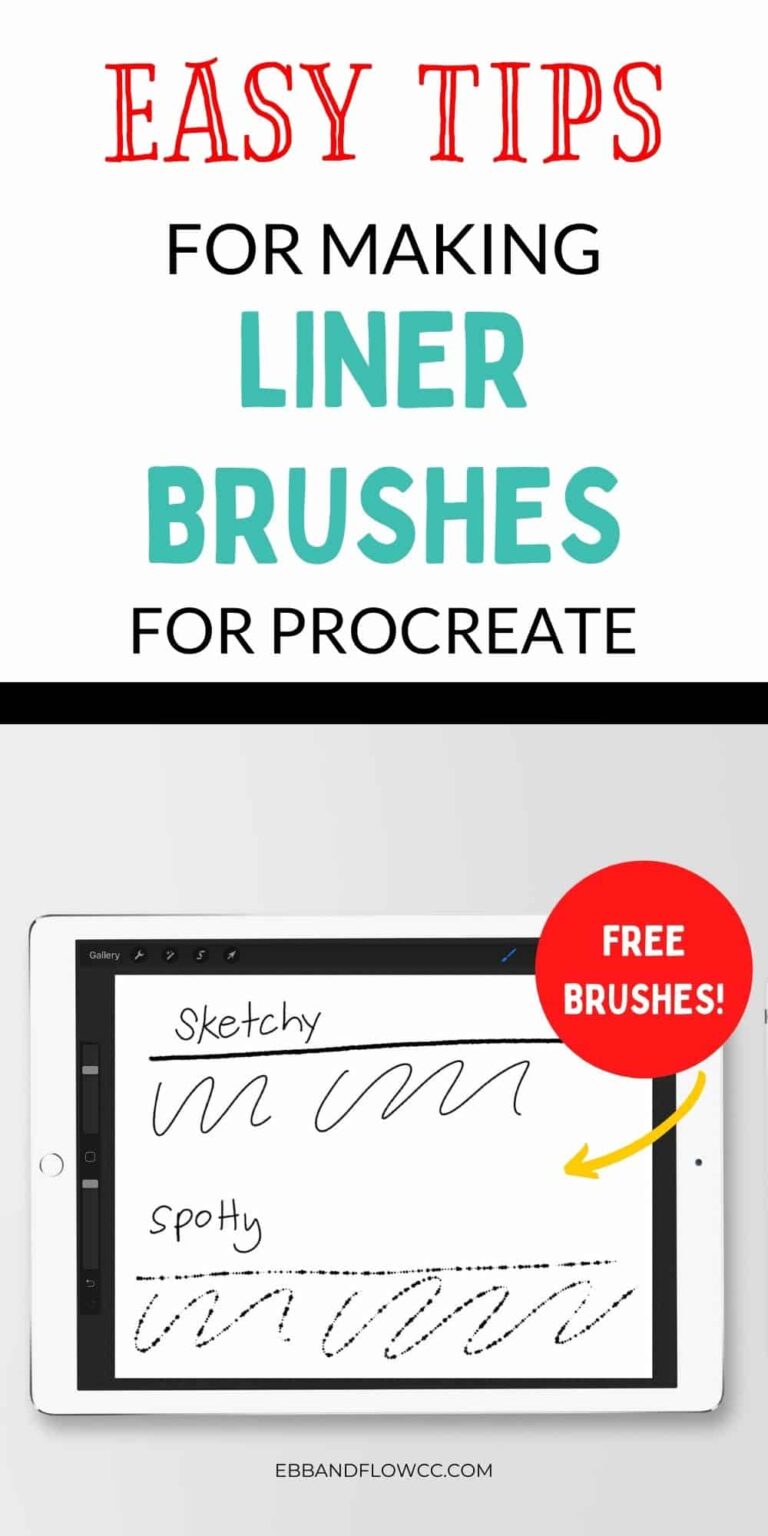 How to Make Procreate Inking Brushes (w/ Free Brush Download!)