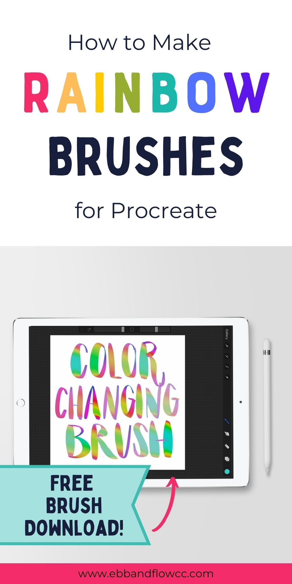 How to a Create Color Dynamics Brush for Procreate EbbandFlowCC