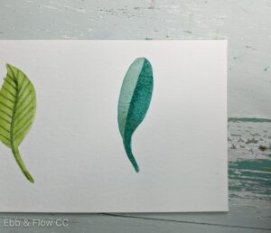 Easy Watercolor Leaf Painting Techniques - Ebb and Flow Creative Co