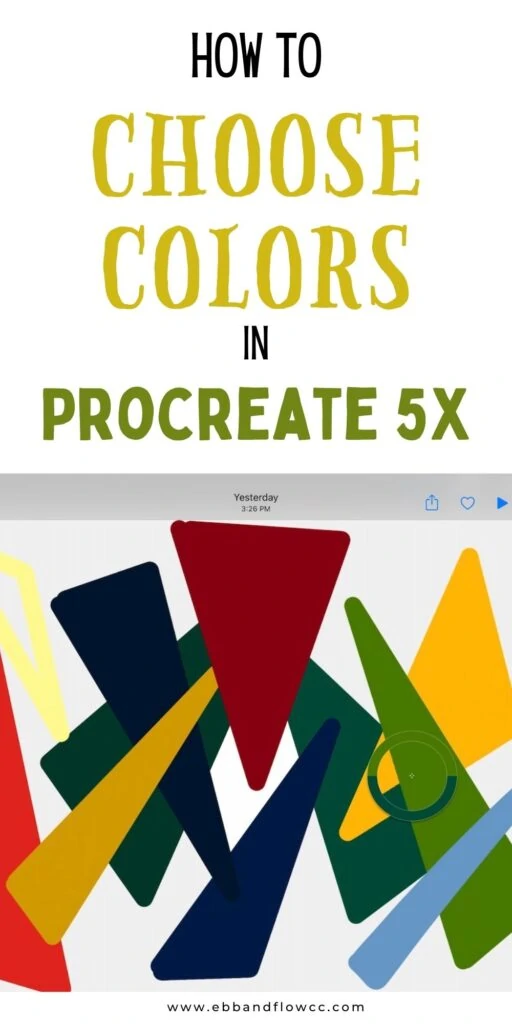 pin image- using color picker with procreate