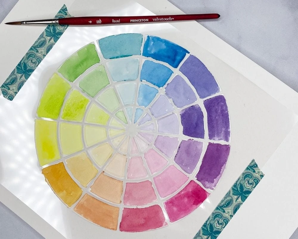 How to Make a Color Wheel Stencil
