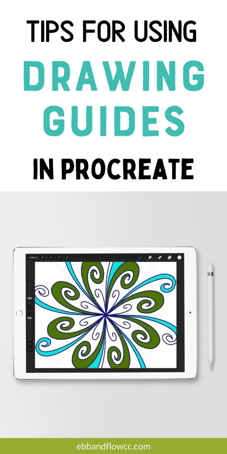 Using the Drawing Guides in Procreate Ebb and Flow Creative Co