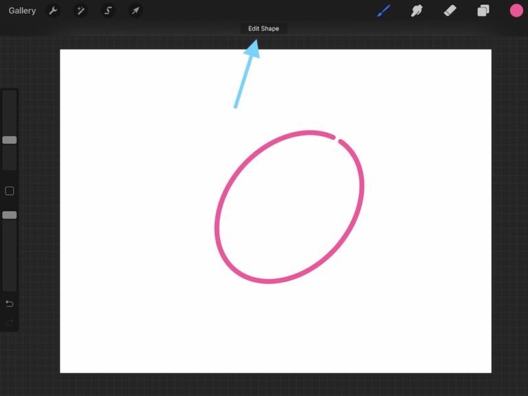 Using the Drawing Guides in Procreate Ebb and Flow