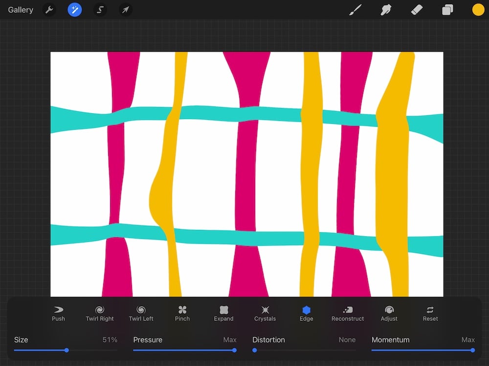 edge effect in liquify