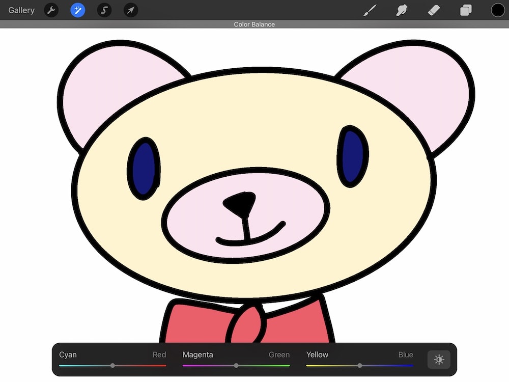 drawing of bear screenshot