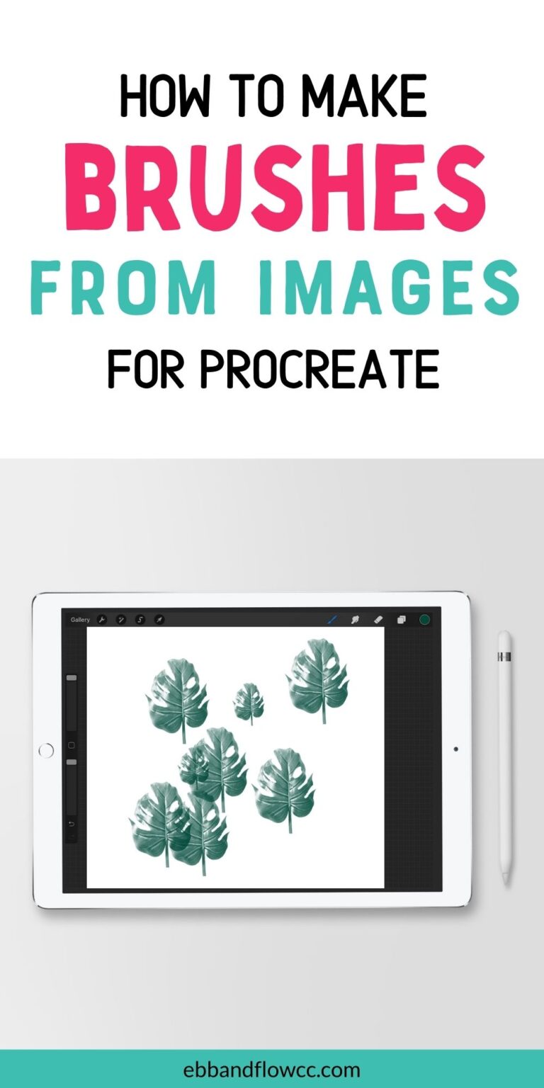 Making a Procreate Brush from an Image Ebb and Flow Creative Co