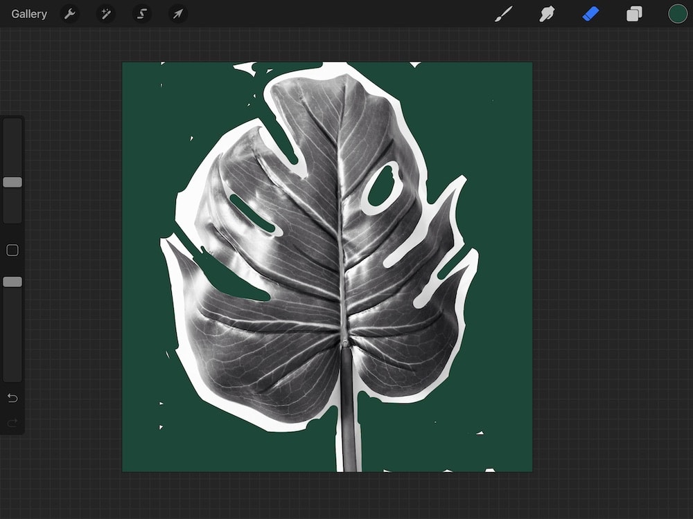 adding colored background while erasing background