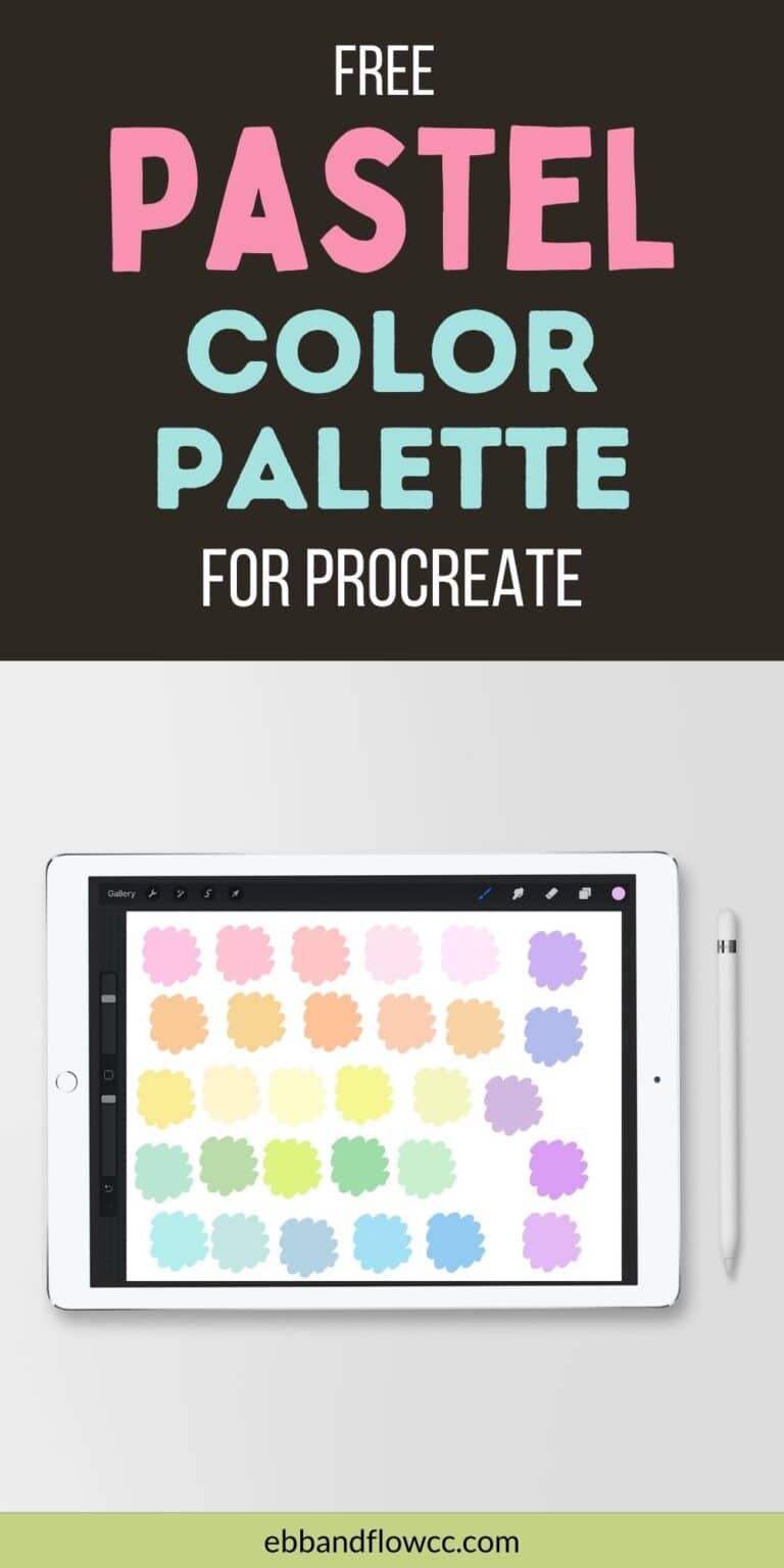 pastel color palette procreate