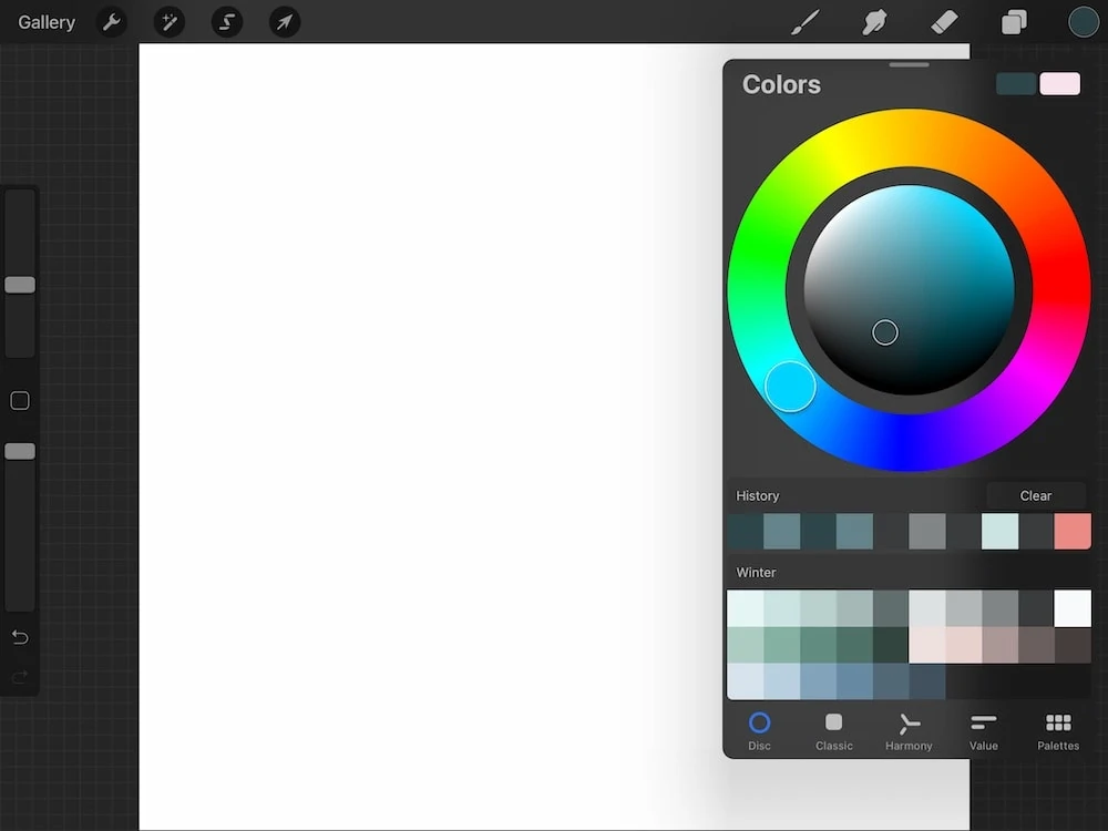 color wheel screenshot