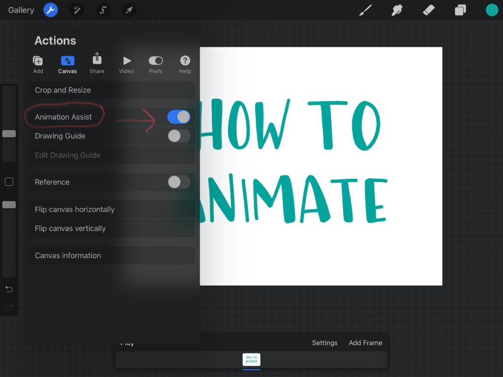 procreate tutorial animation