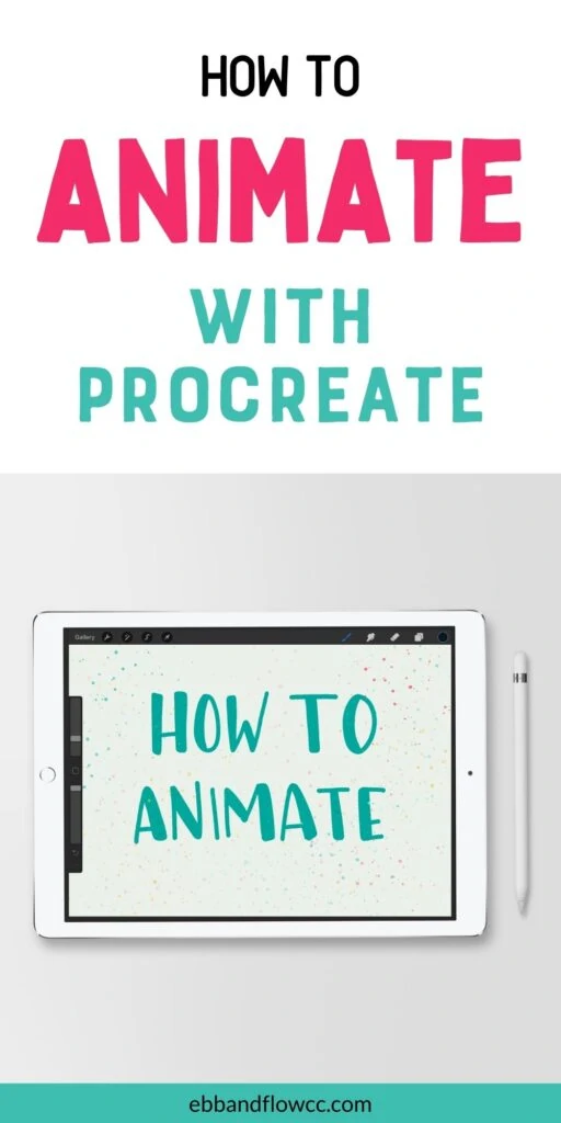 ipad with lettering: How to animate