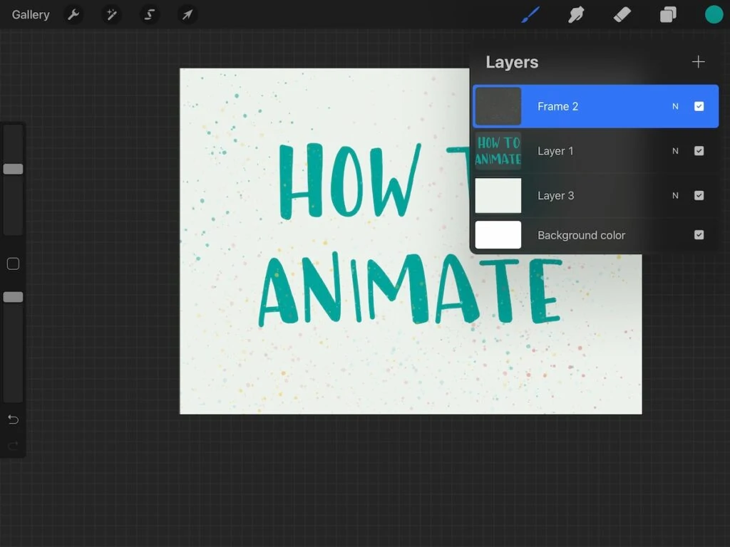 using layers to create animations