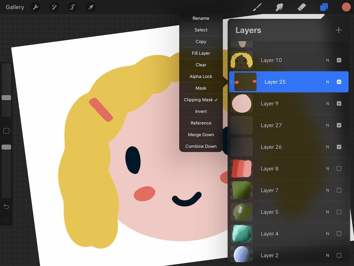 How to Blend on Procreate Ebb and Flow Creative Co