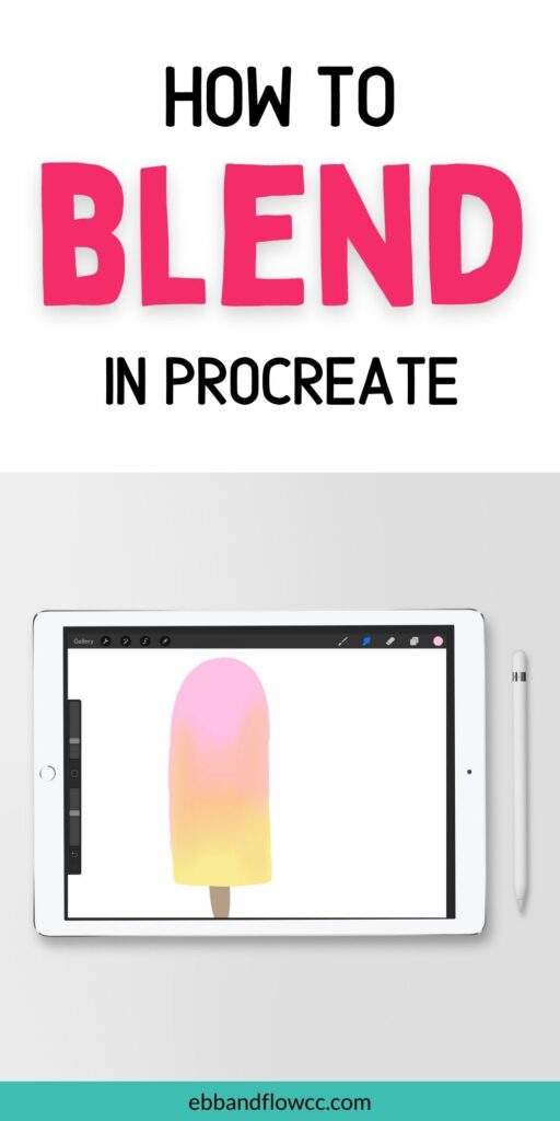 how to blend procreate