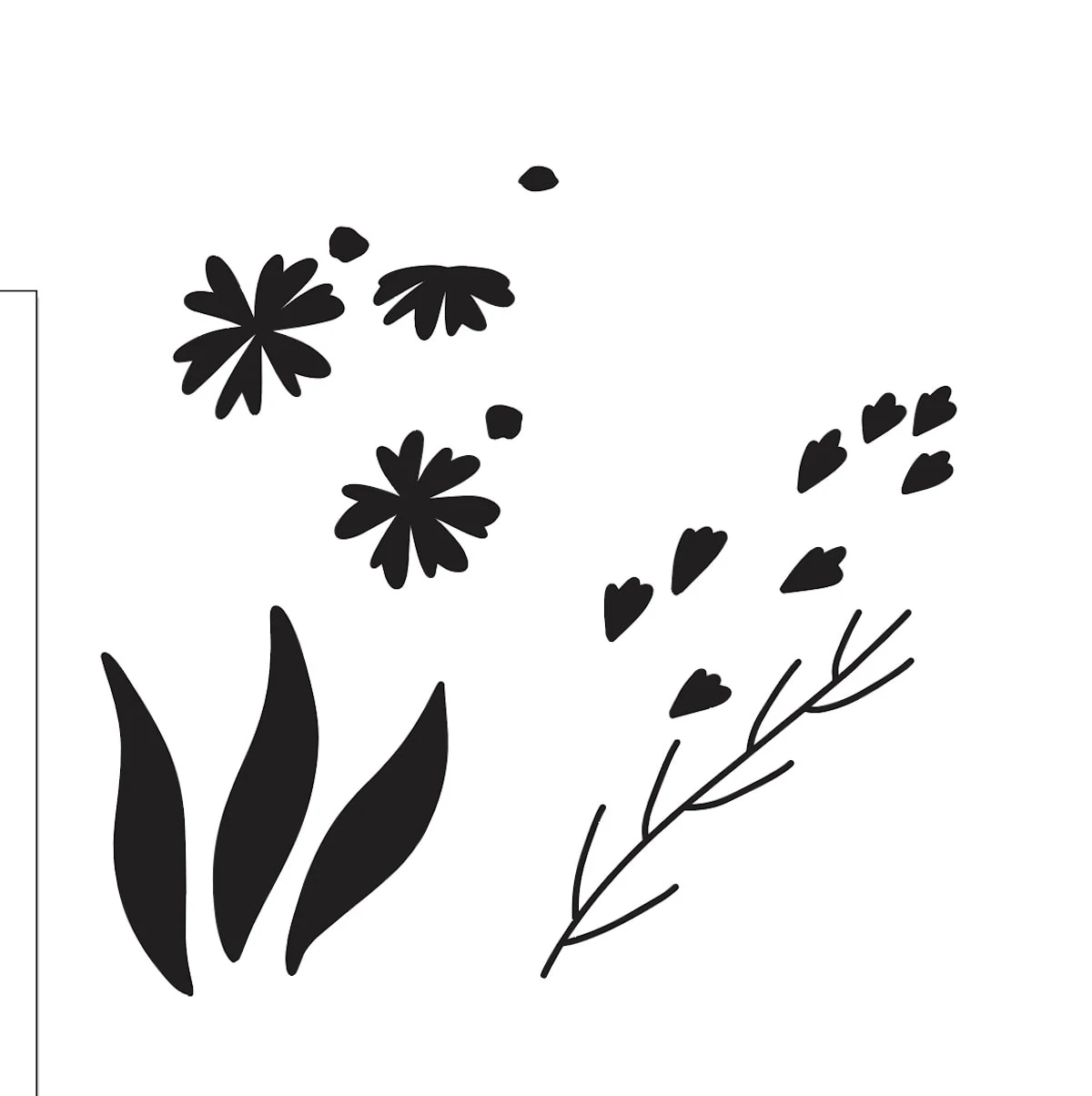 floral elements in illustrator