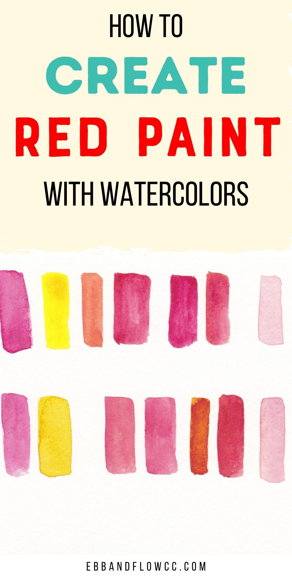  how to mix red paint yes it s possible ebb and flow creative co