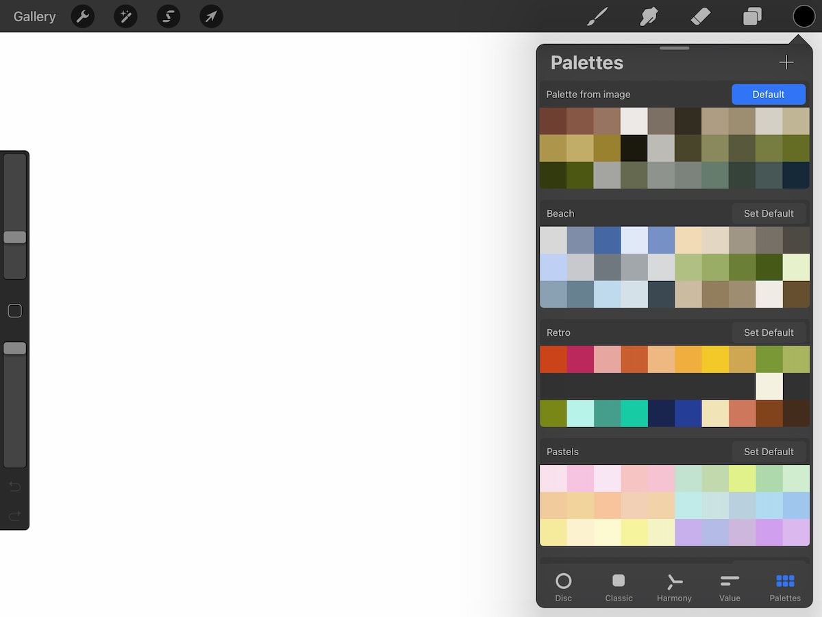 color palette from photo