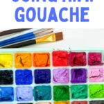 paint set and brushes