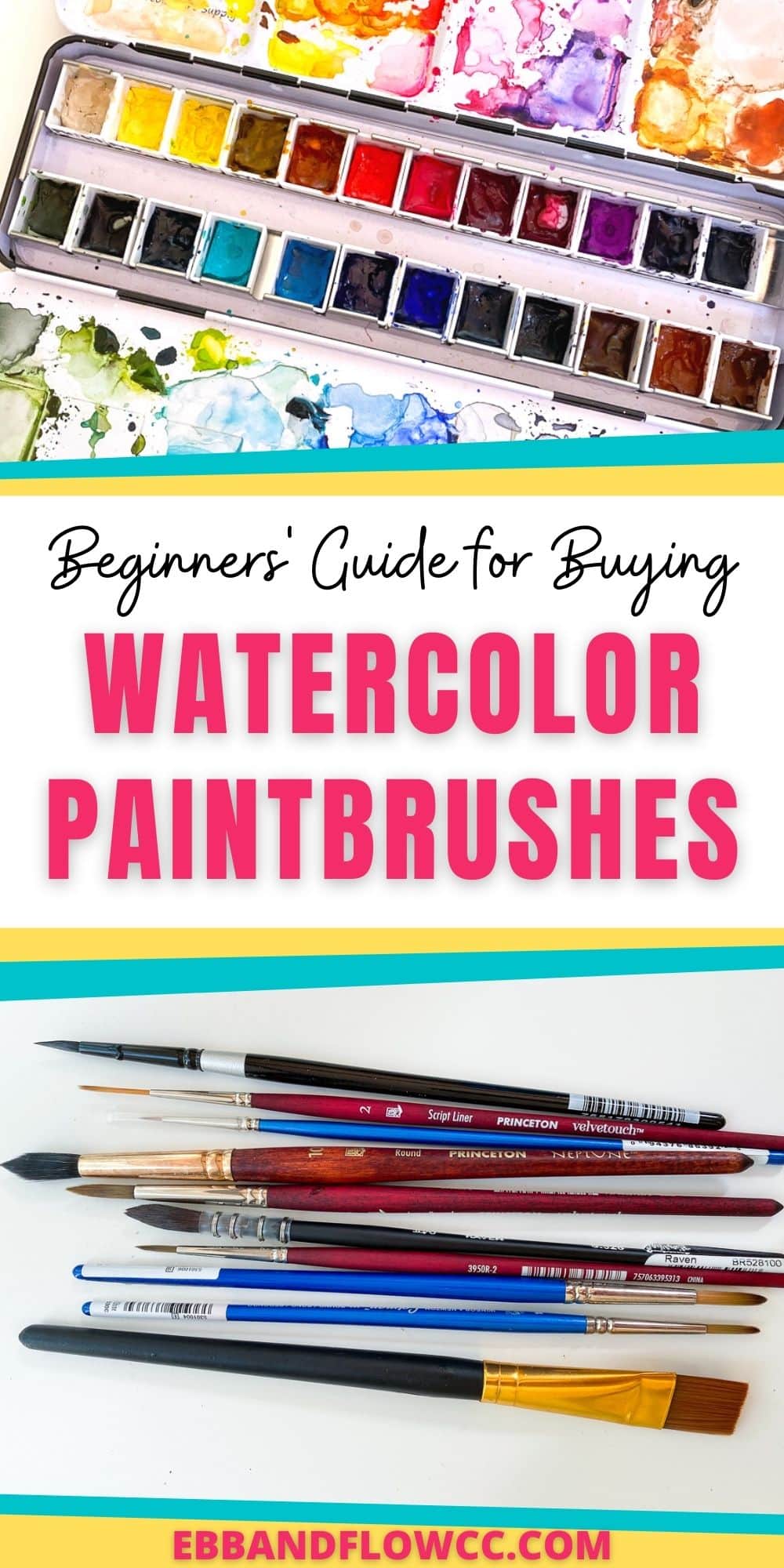 All About Watercolor Brush Sizes Ebb and Flow Creative Co