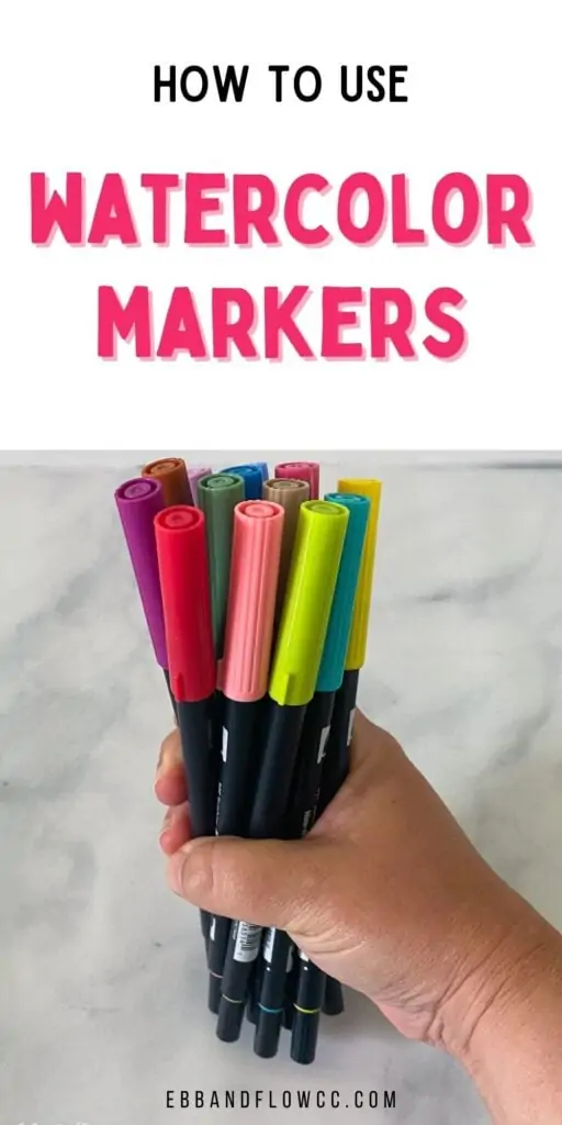 Wondering how to use watercolor markers? Get simple tips and learn easy  techniques to get the most out o…