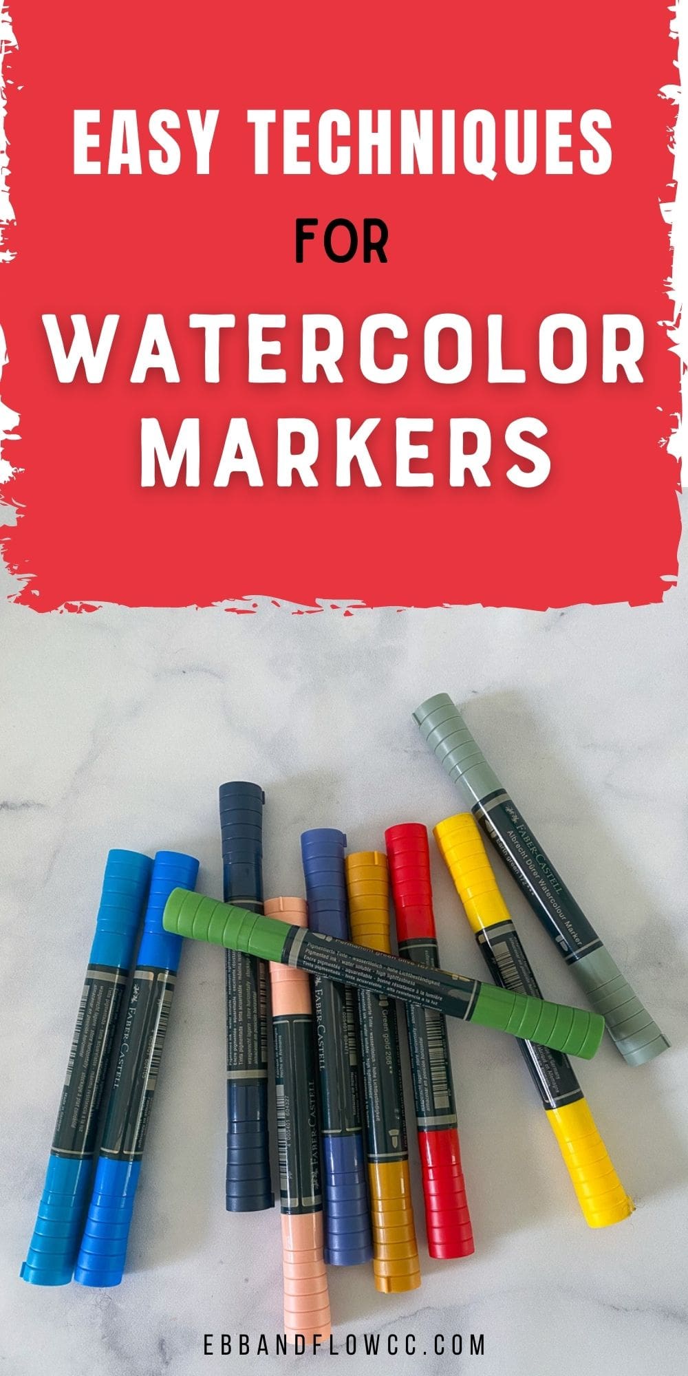 How To Use Watercolor Markers Ebb And Flow Creative Co