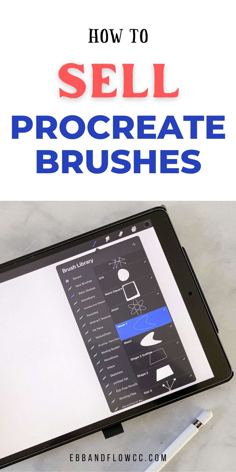How to Sell Procreate Brushes Ebb and Flow Creative Co