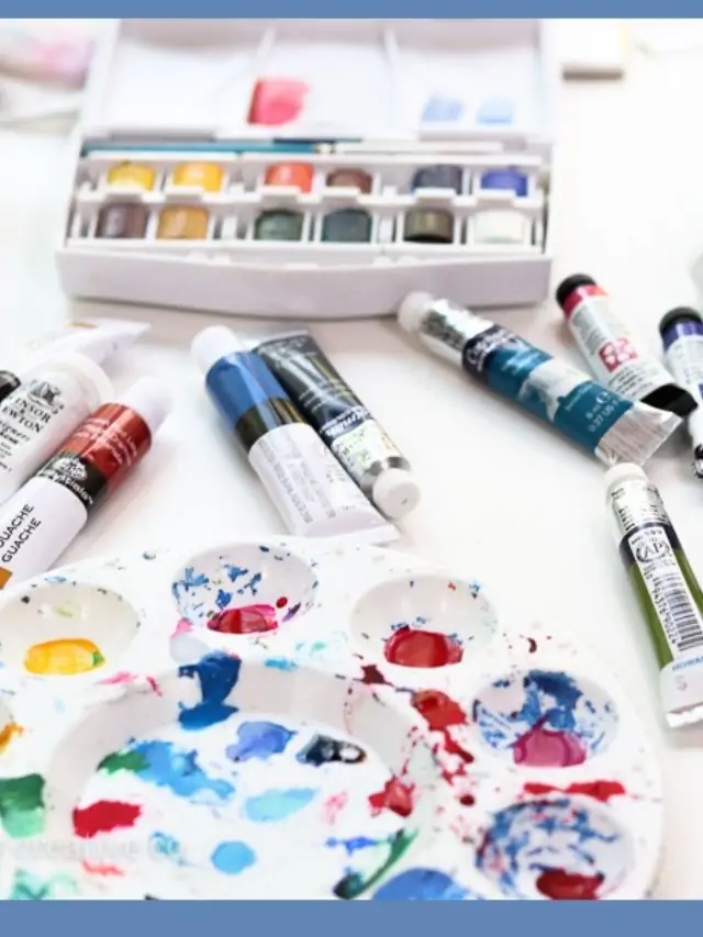 Watercolor supplies story