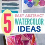 collage of watercolor paintings