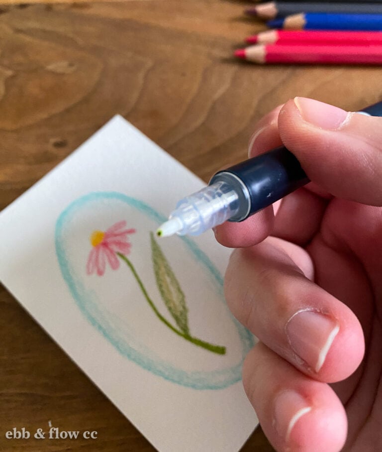 How To Mix And Blend Watercolor Pencils - Ebb And Flow Creative Co