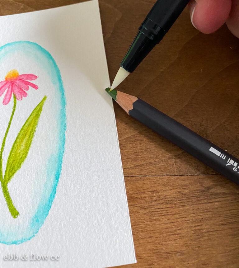 How to Mix and Blend Watercolor Pencils Ebb and Flow Creative Co