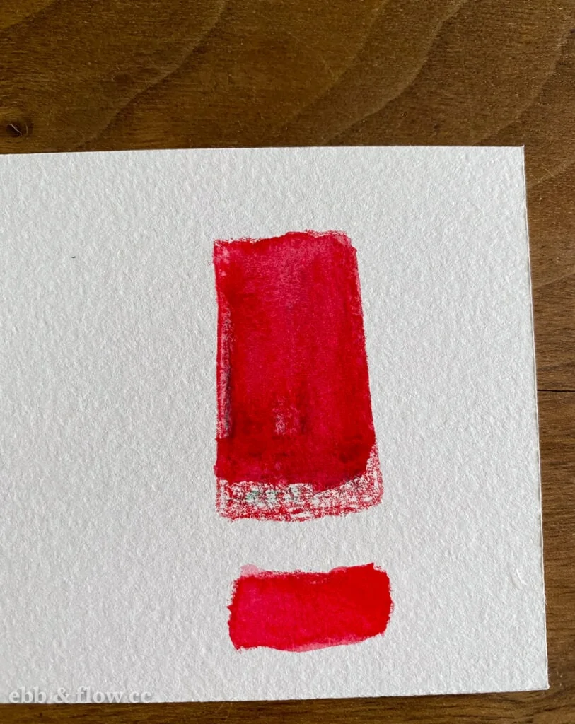 red swatches