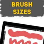 ipad with scribbles drawn in red